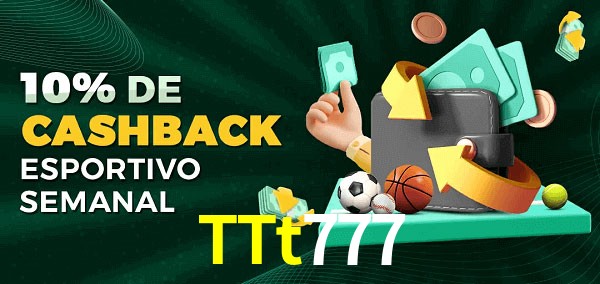 10% de bônus de cashback na TTt777